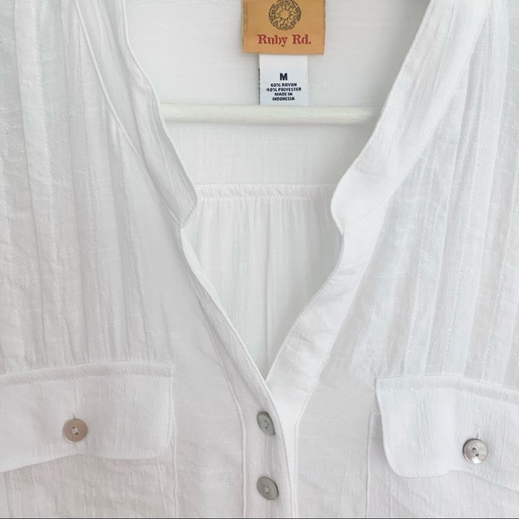 3/$25 RUBY RD Blouse - Medium - Picture 2 of 4